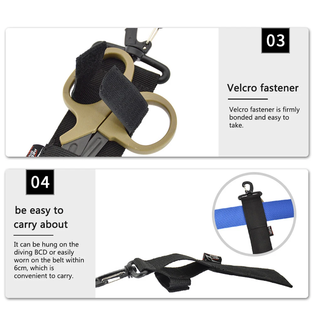 Scuba diving accessories Scuba Diving Cutting Special Knife Line Cutter Underwater Knife Spearfishing Secant Scuba Diving Scissors Protection Cover Bags