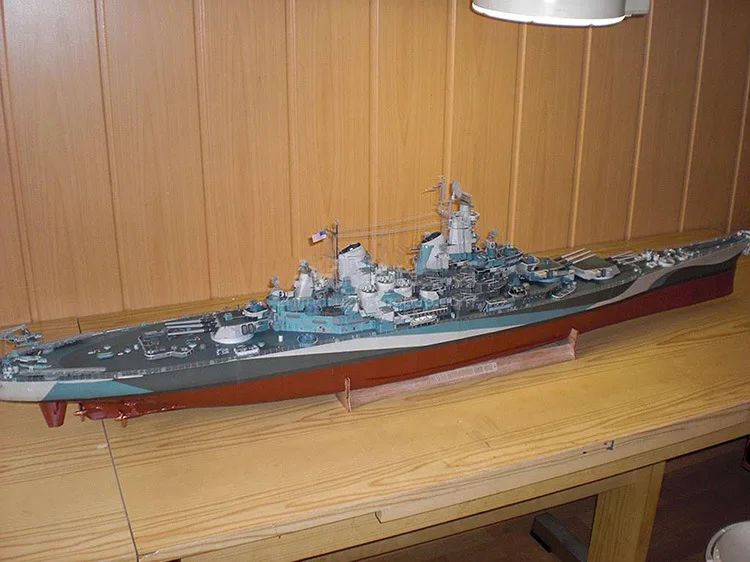 1/280 USS Missouri Battleship 3D Paper Model Handmade DIY Papercraft 4 1/280 USS Missouri Battleship 3D Paper Model Handmade DIY Papercraft 4
