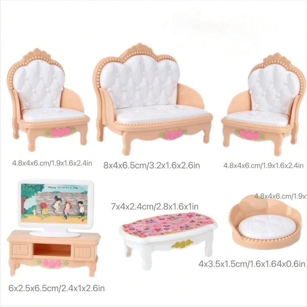 1:12 Miniature Dollhouse Furniture Set 6