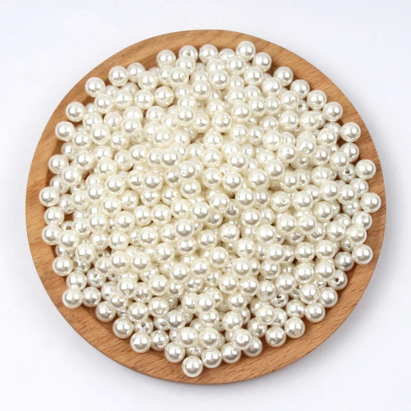 Pearl beads for Black Round Pearl Beads Various Sizes Loose Spacer Jewelry Marking Bracelet Necklace DIY Jewelry Finding