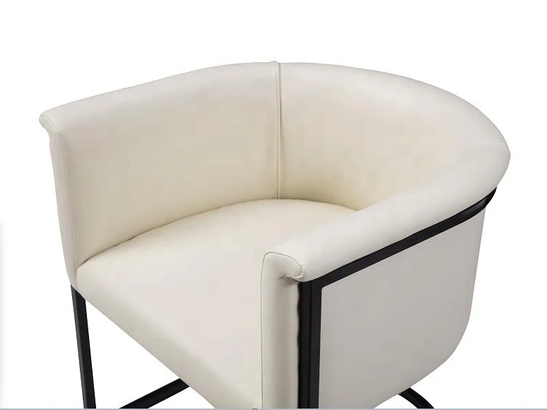 Chair metal frame backrest stool coffee chair for coffee shop