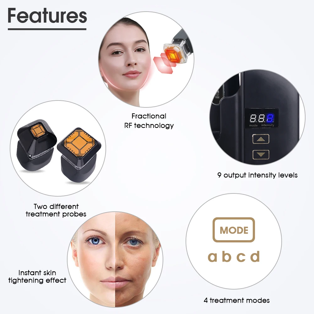 Portable RF Thermal Lifting Tightening Machine cellulite removal High Frequency Radio Anti Wrinkle Aging Skin Rejuvenation Tool 4