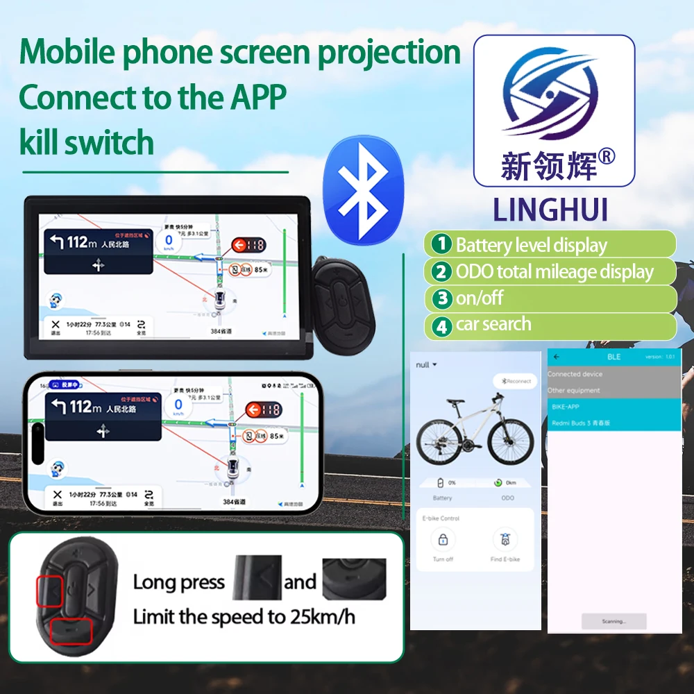 Compteur De Vitesse Pour Vélo GIYO M4 Étanche Multi-fonctionnel