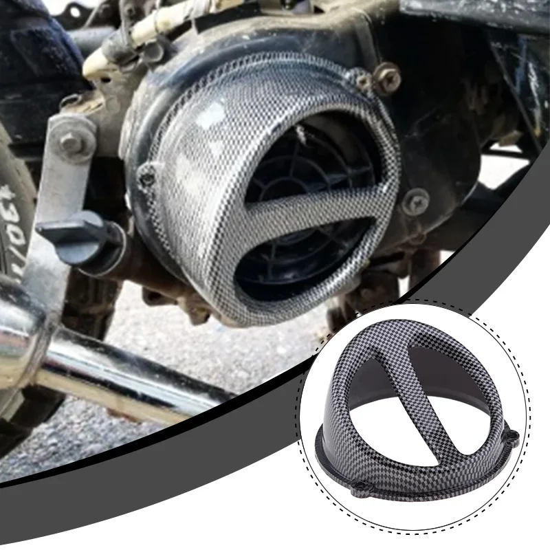 1 Pc Motorcycle Scooter Fan Cover Air-Scoop Cap Air Engine Cooling System Mid-Frame Air Deflectors for JOG50 90 DIO ZX GY6 Motorcycle Cooling Fan