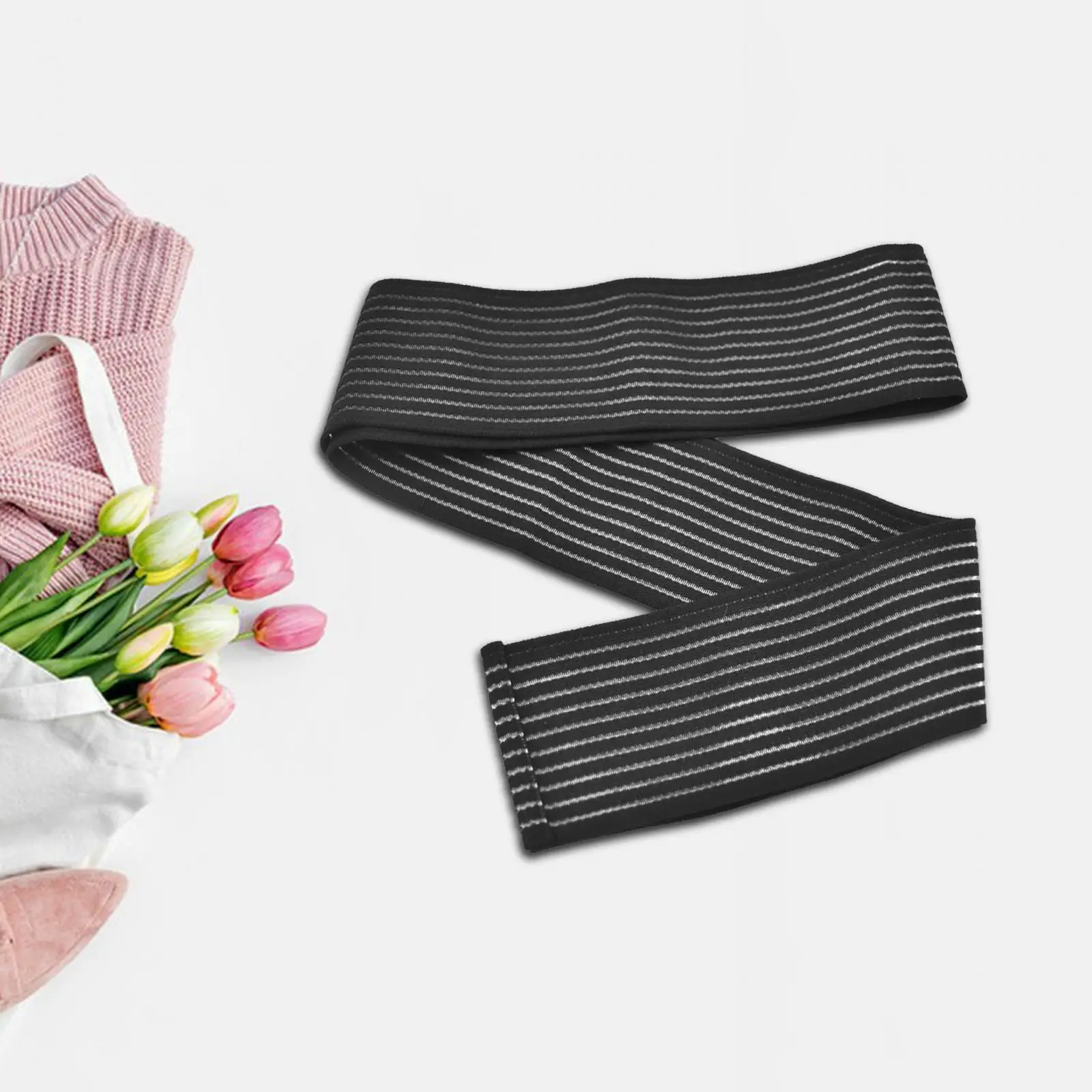 

Breast Compression Band Practical Women Adult Elastic Chest Belt Breast Support Band for Running Fitness Exercise Workout Yoga