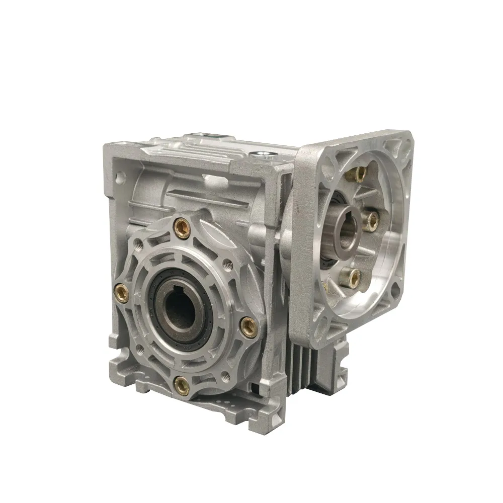 Worm Gearbox Velocidade Reducer para Nmrv40 Nmrv40 Worm Redutor Worm dc Motor Gearbox Gearbox Rv040 18 mm Saída 5:1100:1