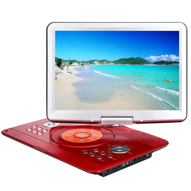 Reproductor DVD portátil de 22 pulgadas, altavoz HD 1280x800P, máquina de videojuegos, Audio móvil, canto con TV, MP3, MP4, giratorio -