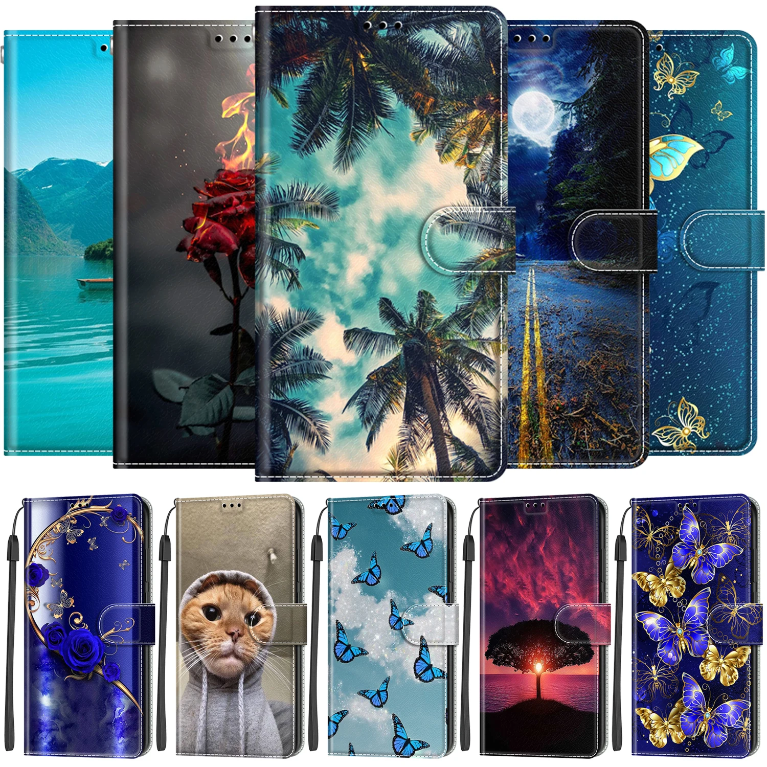 

Leather Phone Case For Samsung Galaxy A02s M02s A03 A03s A04 A04s A04e M04 Funda Book Cover For Samsung A10 M10 A12 M12 F12 Case