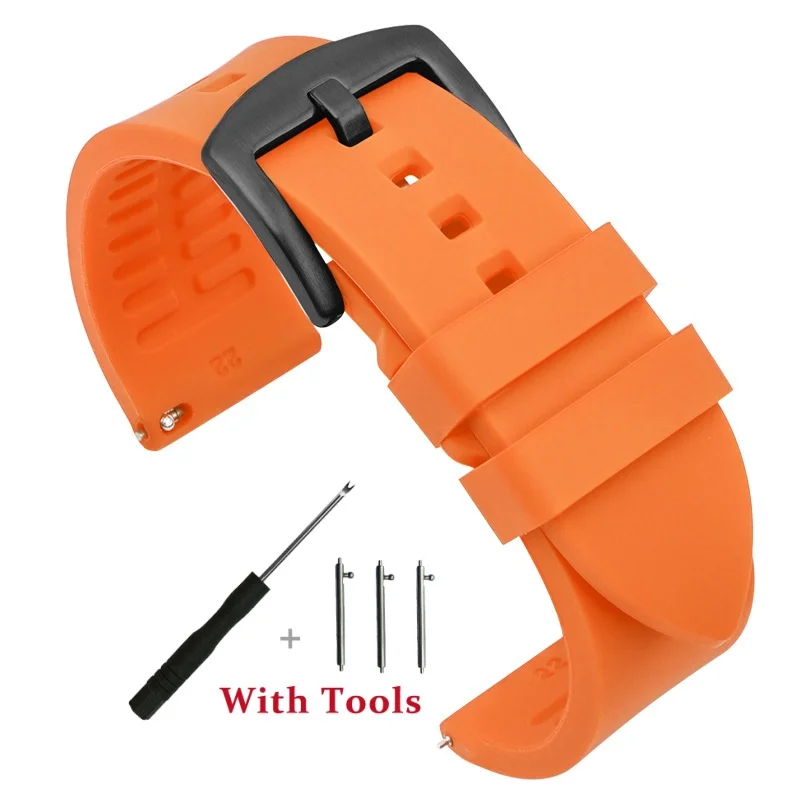 Quick Release Silicone Watch Strap - Universal Waterproof Bracelet Accessory