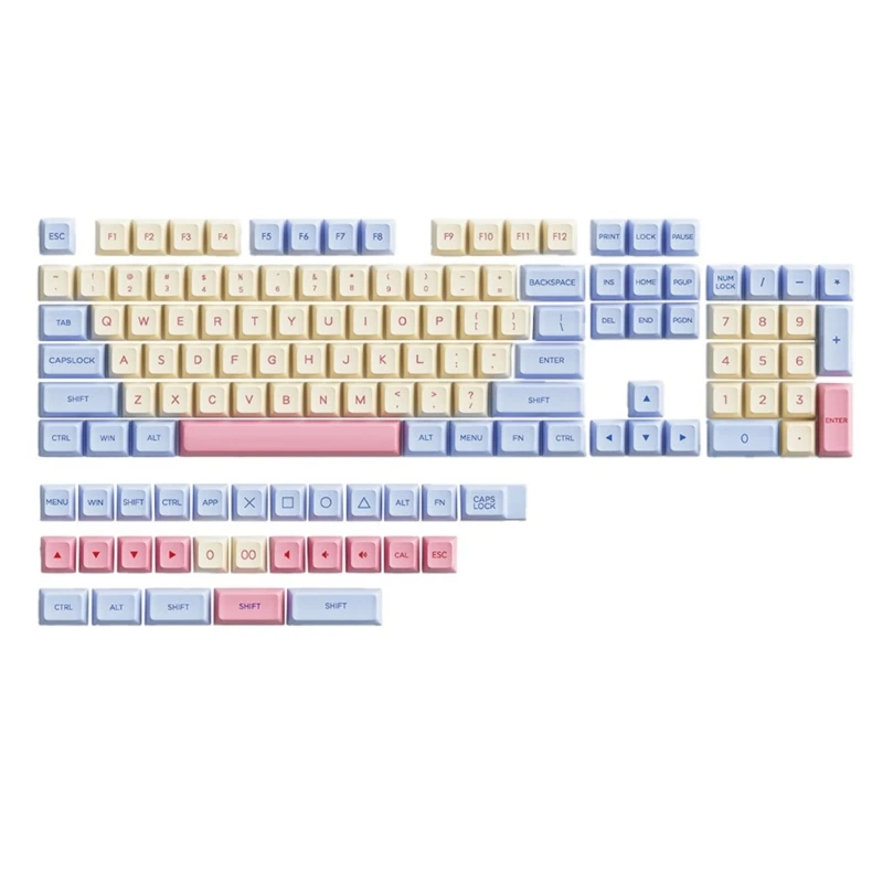 

132 Keys PBT Keycaps XDA DyeSub Keycap
