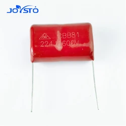 Premium High - Voltage CBB81 Capacitor Set - Pack of 10 - 1600V104J 100NF 25MM