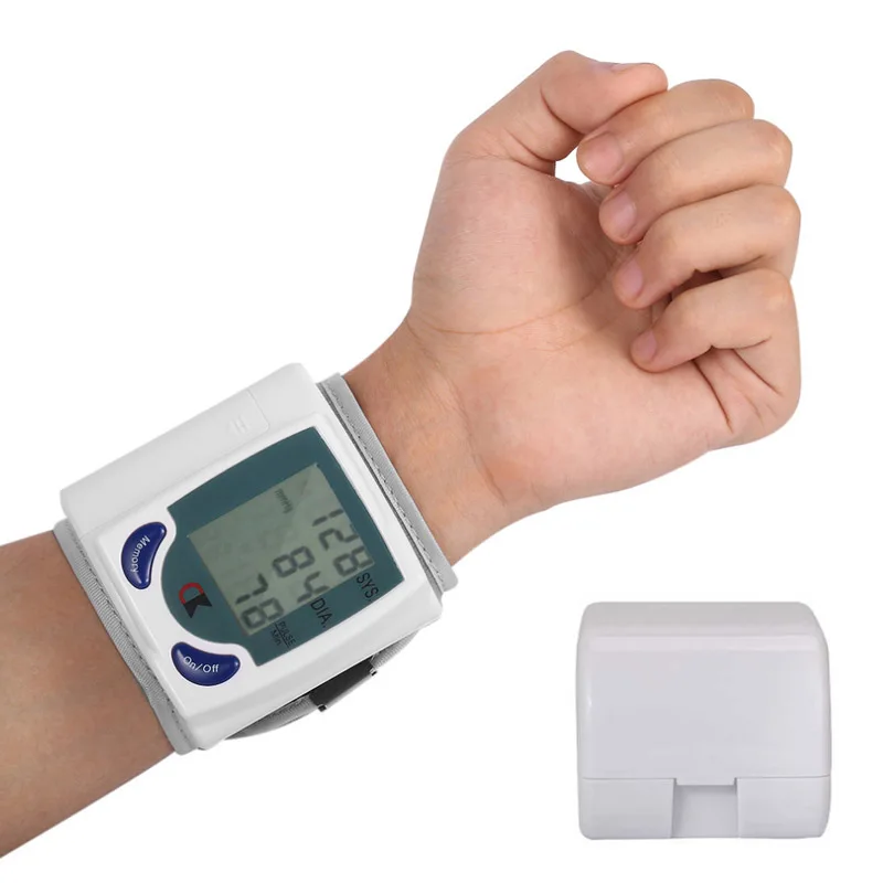 Automatic Digital arm Wrist Blood Pressure Monitor bracelet meter device Heart Beat machine automatic sphygmomanometer manual