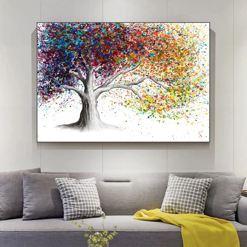 DIY Diamond Embroidery Full Square/Round Diamond Landscape Tree 5D Diamond Painting Cross Embroidery Homepage XY20