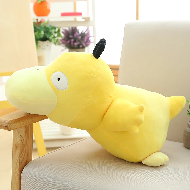 Almofada de pelúcia Big Pokémon Psyduck para crianças, brinquedo fofo dos desenhos animados, boneca recheada, anime kawaii, presentes de aniversário 20-100cm