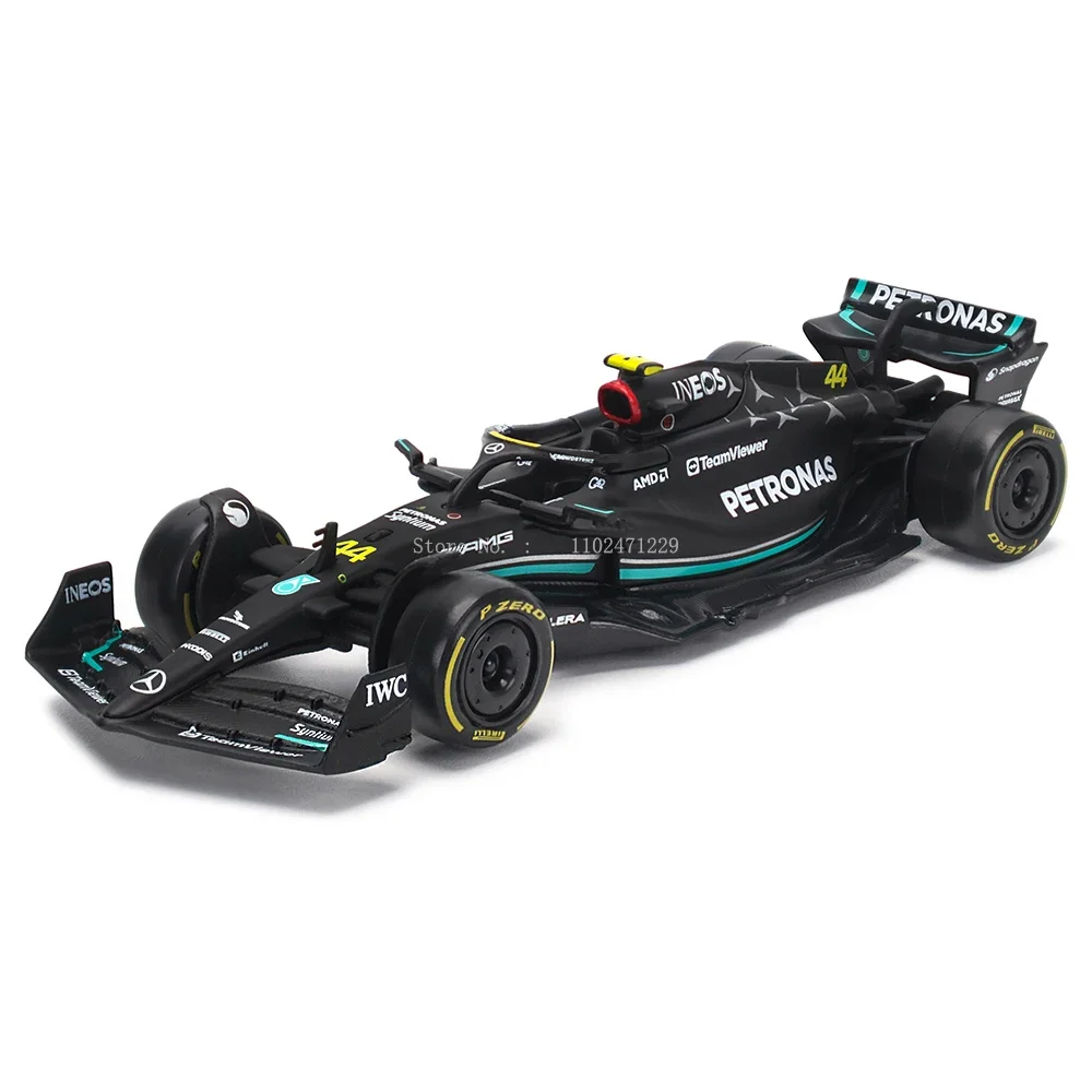 Bburago 1:43 NEW 2023 Mercedes-AMG Team W14 44# Hamilton 63# Russell Formula One Alloy Super Toy Die cast car model 2