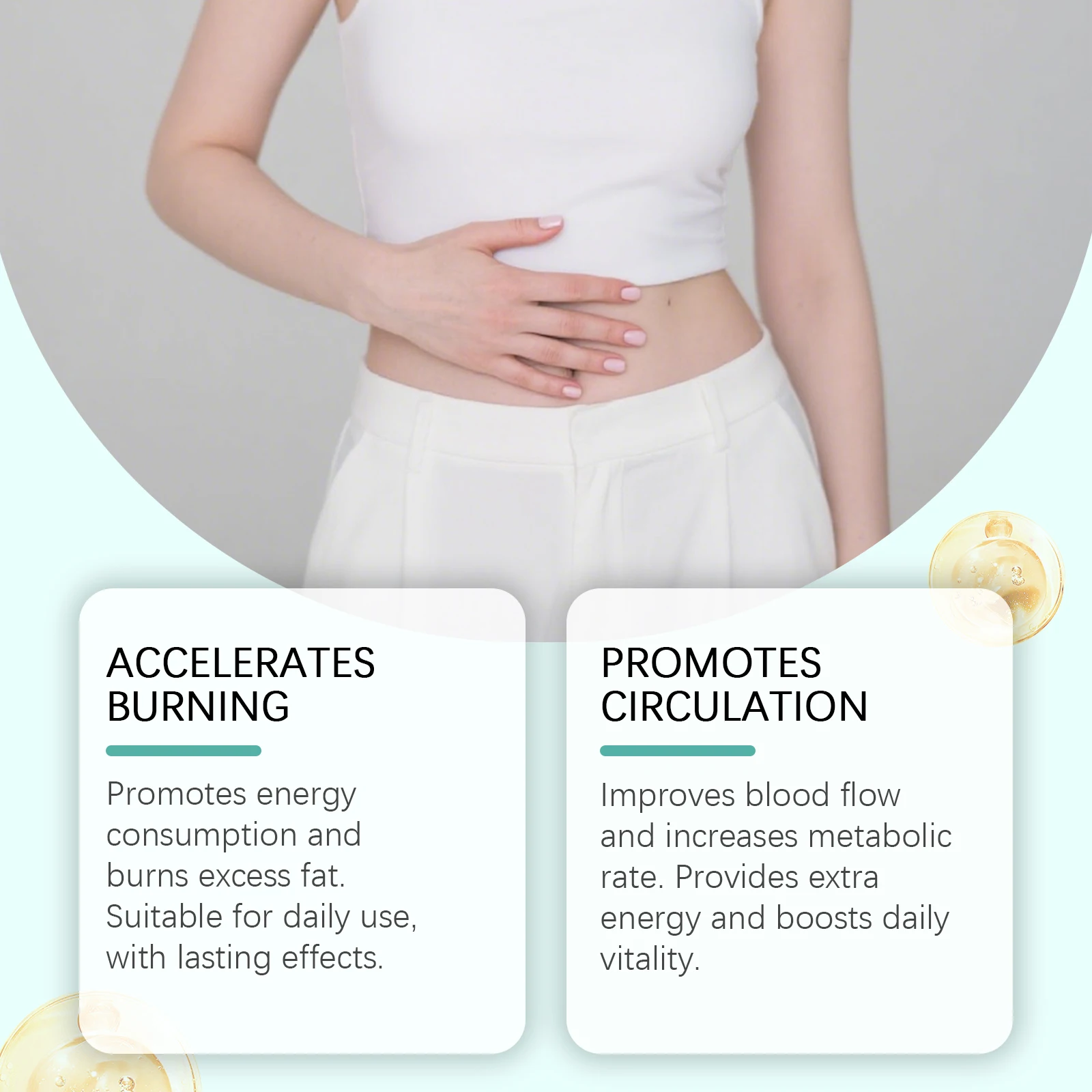 Body Shaping Care Patch - Lightweight, Skin-Fitting, for Body Contour, Comfortable for External Use, Lazy-Friendly & Convenient