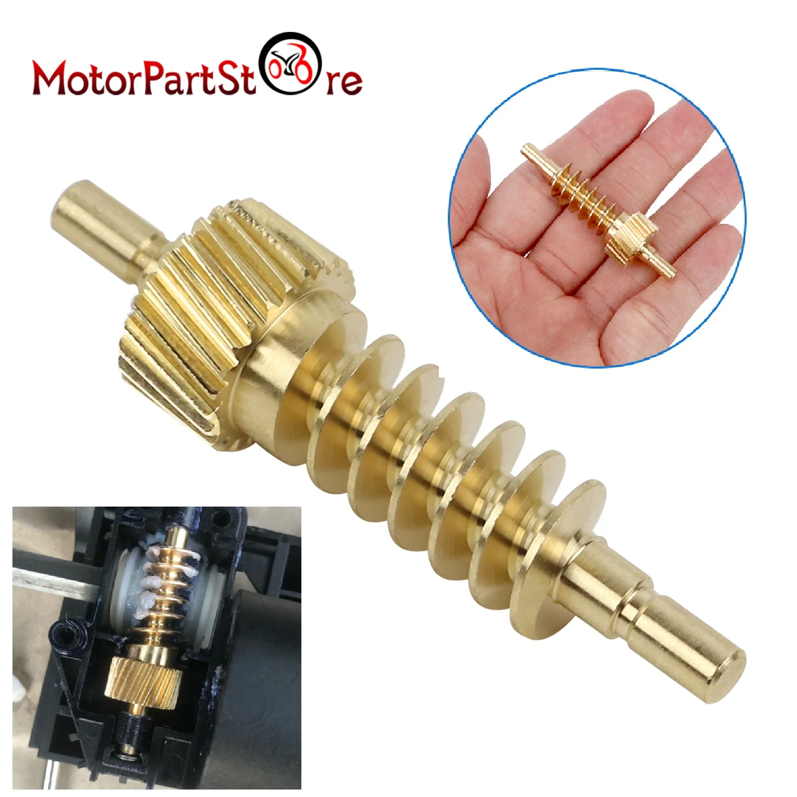 Car Seat Thigh Support Actuator Repair Metal Gear 52107068045 for BMW 5