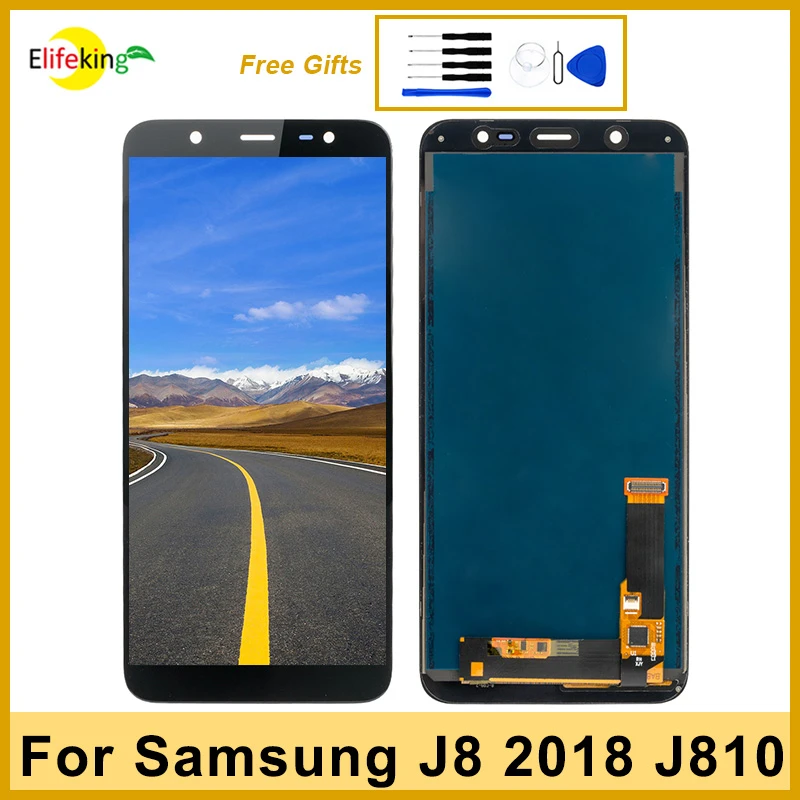 Original For Samsung Galaxy J8 2018 J810 LCD Display Screen SM J810G ...