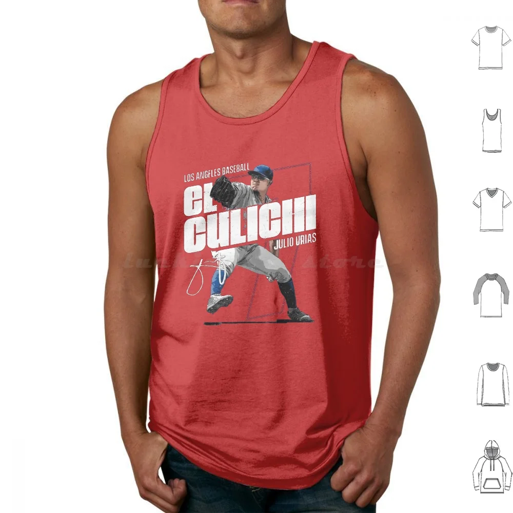 Julio Urias El Culichi Tank Tops Vest Sleeveless Julio Urias Julio