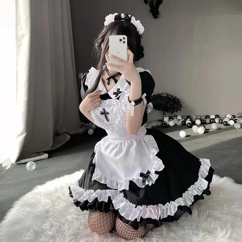Second Yuan Day Maid Dress Soft Sister Cute Big Size Maid Lolita Dress Daily Lolita Costume Victorian Blouse lolita dress lolita cosplay costumes lolita blouses
