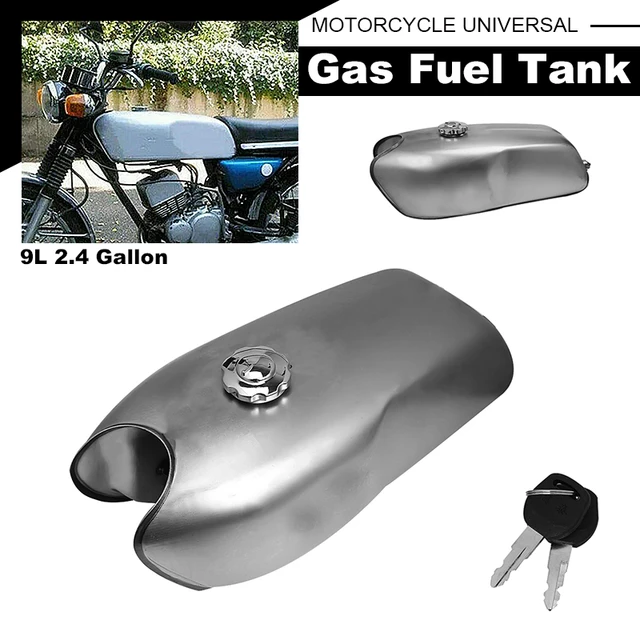 Cafe Racer Motorrad Universal Gas Kraftstofftank 9l 2.4 Gallone für Bmw  Honda Yamaha Suzuki