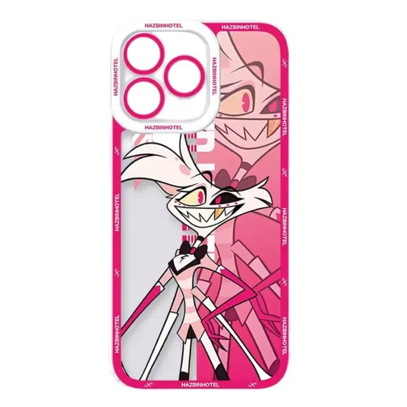 Cartoon Hazbis Hotels Clear Phone Case