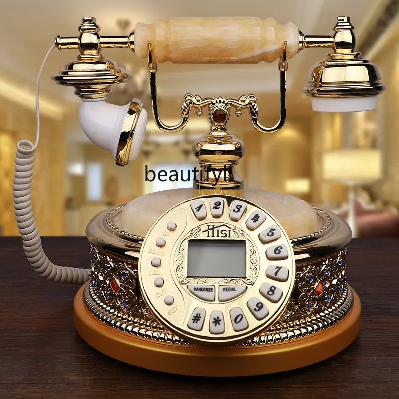 

American Jade Telephone Household Fixed Office Telephone Vintage Antique Telephone