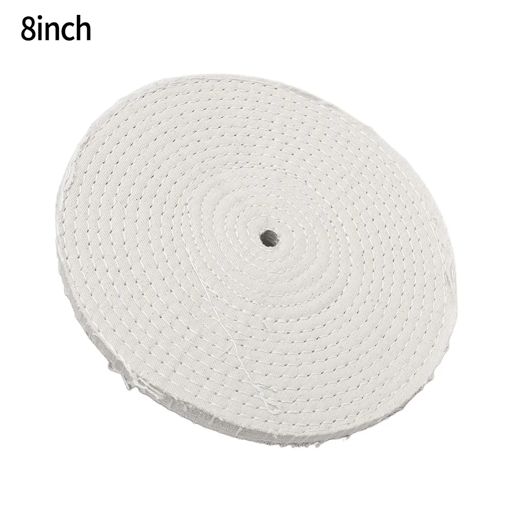 

200mm Buffing Wheel Buff Pads Cotton Cloth Equipment Mutillayers Polishing Spiral Workshop High Quality Hot New