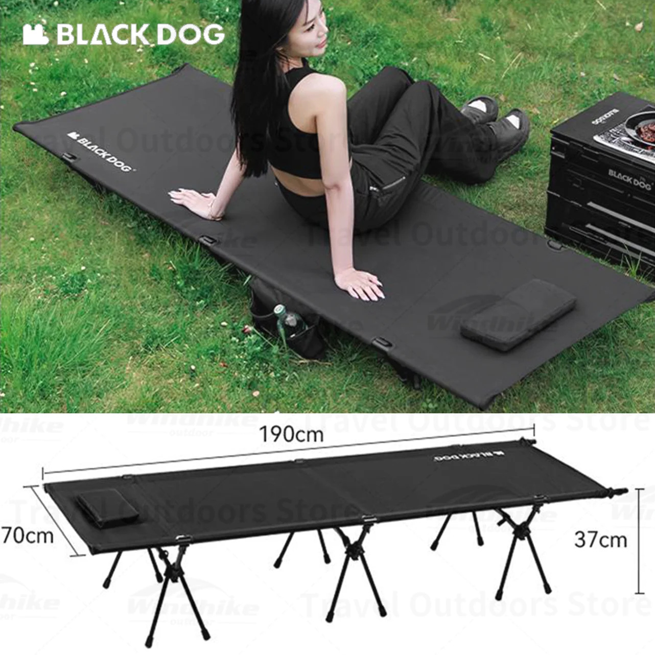 Naturehike Blackdog Outdoor Marching Folding Bed Camping
