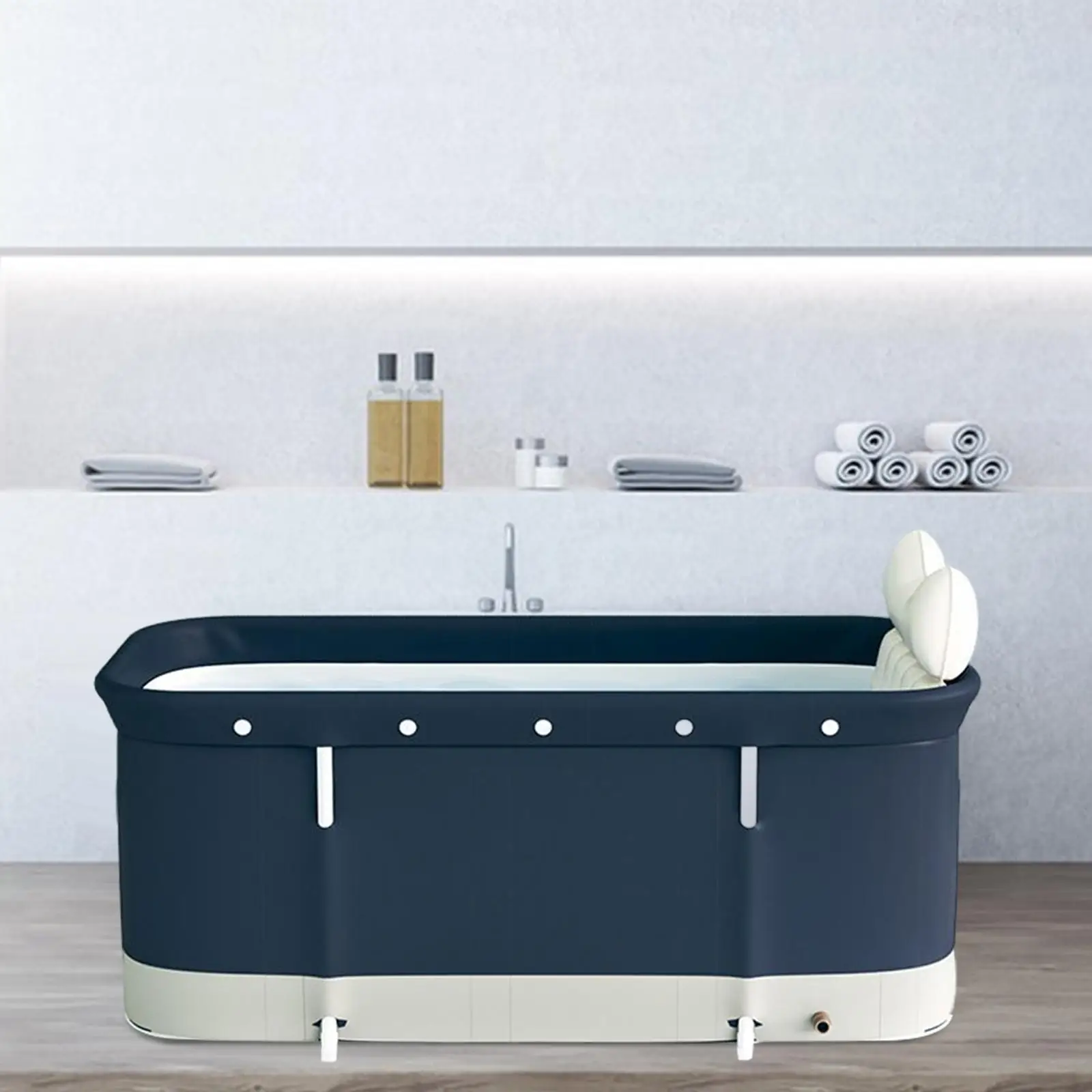 Soaking Bathtub Comfort Cushion&Seat Cushion Soaking Standing Bath Tub for Outdoor Indoor