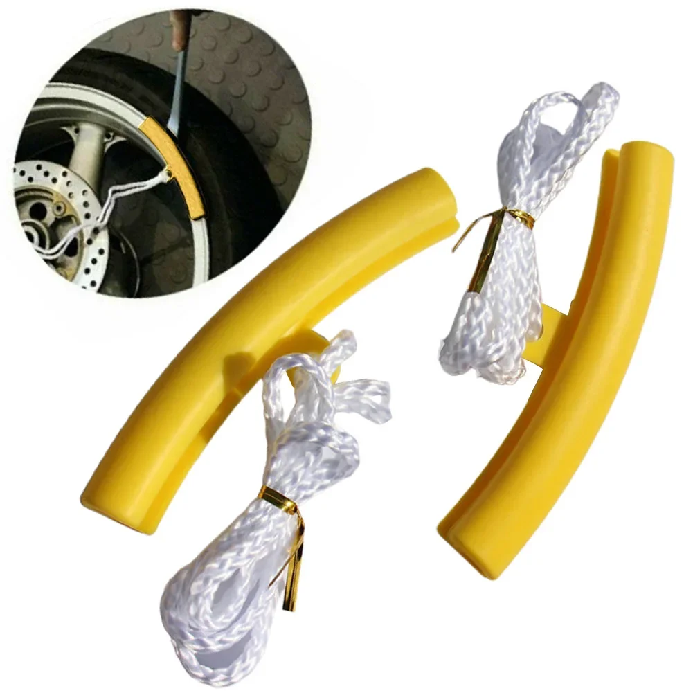

Parts Outdoor Tire Wheel Rim Edge Protectors Tool Changing Tyre Motorcycle Saver Plastic Protector Tool Yellow