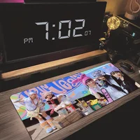 KPOP N-NewJeanss Mousepads Non-slip Lockedge Office Student Gaming Thickened Large Writing Pad Cushion 1