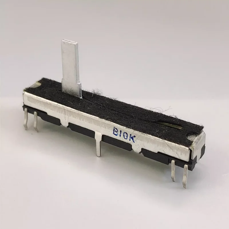 Straight slip potentiometer B10K 8Pin Total length 45mm CT670 Keyboard volume putter 1pcs