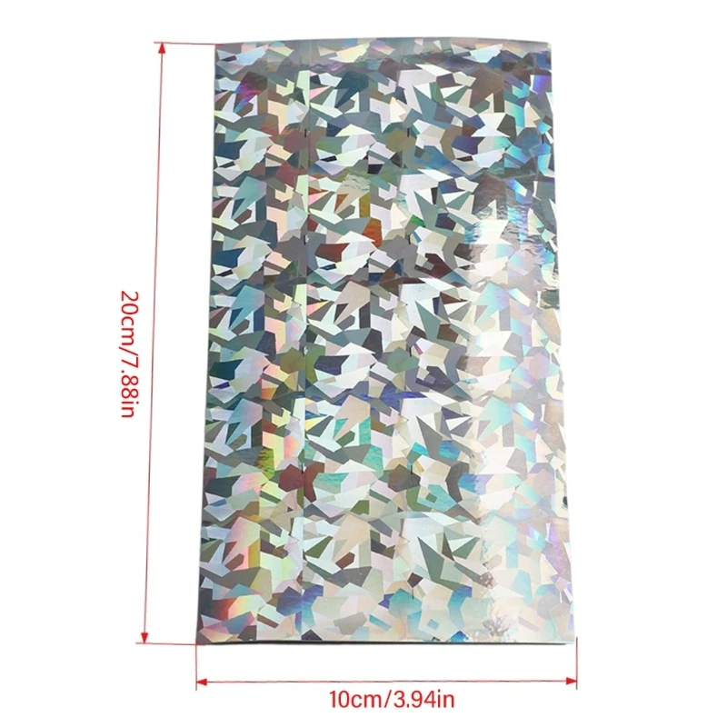 Holographics Adhesive Film Waterproofs Fishing Lure Tape 10Pcs