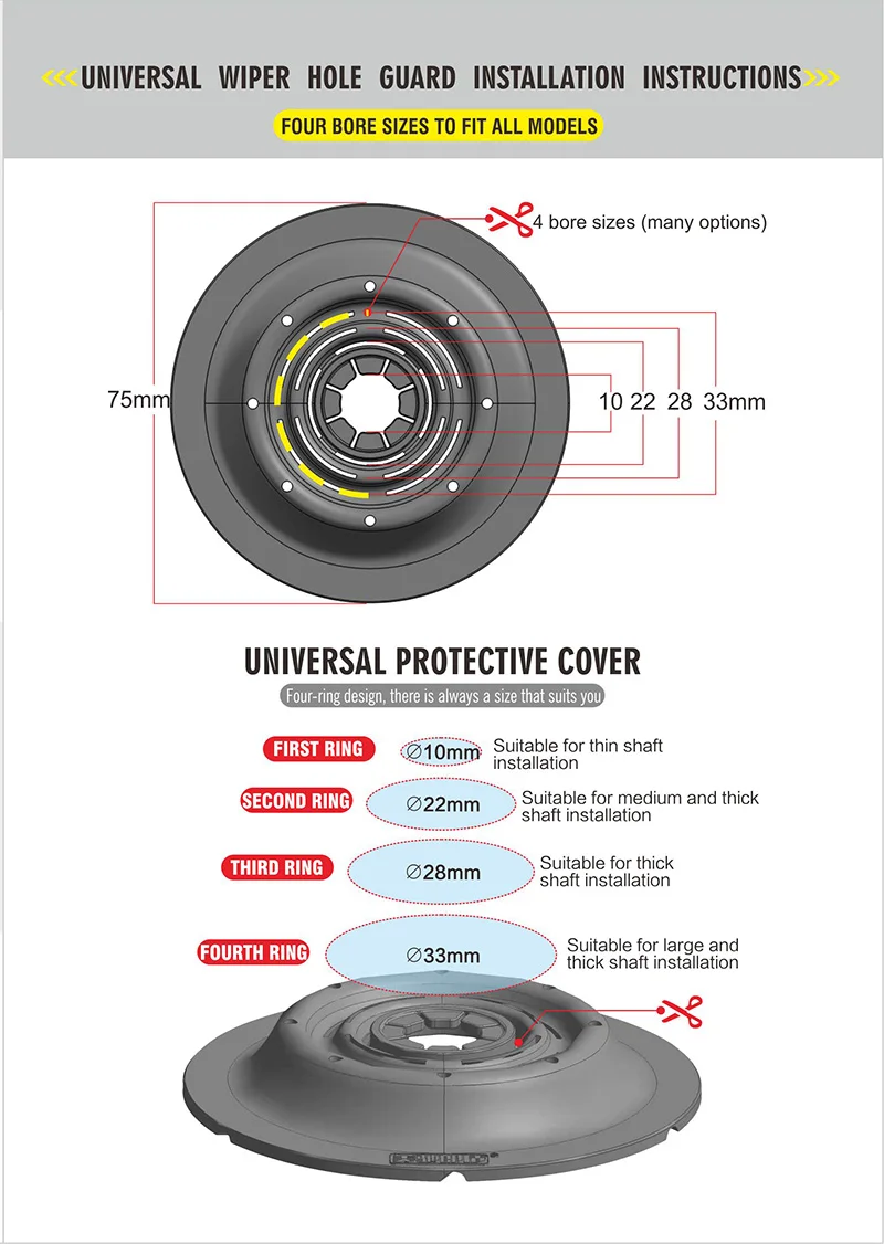 Juste de protection pour bras d'essuie-glace de voiture, trou astronomique, Smart  Fortwo Forfour453 451 450 - AliExpress