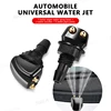 SEAMETAL Car Windshield Wiper Washer Spray Nozzle Dual Hole Hose Wiper Water Jet Adjustable Spray Nozzle Connector Washing Kit 2
