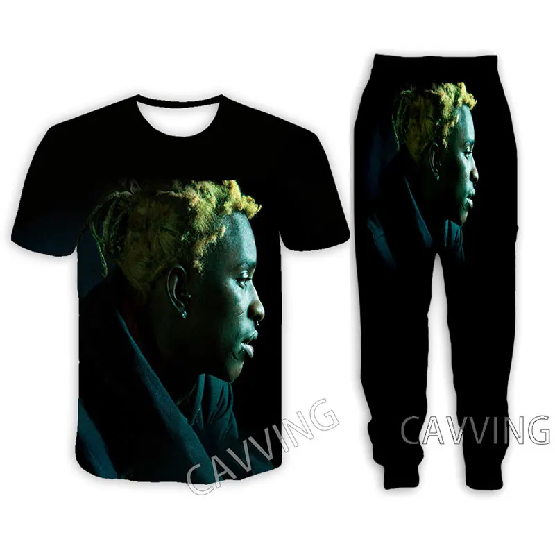

Rapper Young Thug 3D Print Casual T-shirt + Pants Jogging Pants Trousers Suit Clothes Women/ Men's Sets Suit Clothes U01