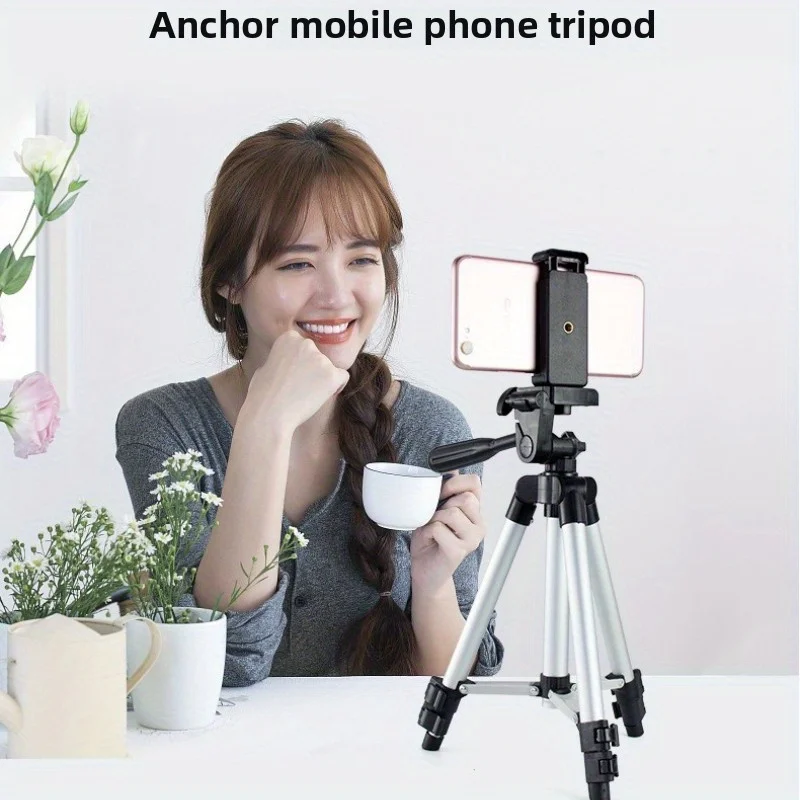 103cm Lightweight Camera Tripod For Mobile Tripod Camera Portable SLR Bluetooth-compatible Desktop Cam Stand Monopod Smartphone