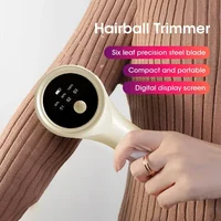 Lint Remover for Clothing Portable Electric Fuzz Pellet Remover LED Display Rechargeable for Clothes Fabric Shaver Fluff Remover 2