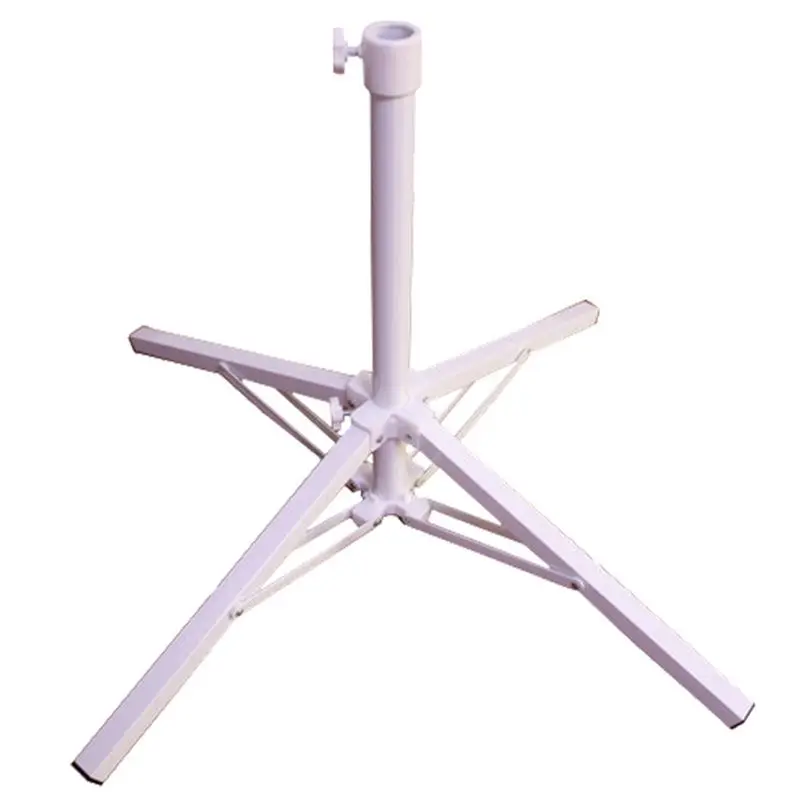 Sun Shade Umbrella Folding Stand, Patio Umbrella Base Holder Metal Base Stand Holder for Artificial Xmas Tree Outdoor Umbrella 16 5inch round patio umbrella base stand made from rust resistant resin includes pole locking mechanisim