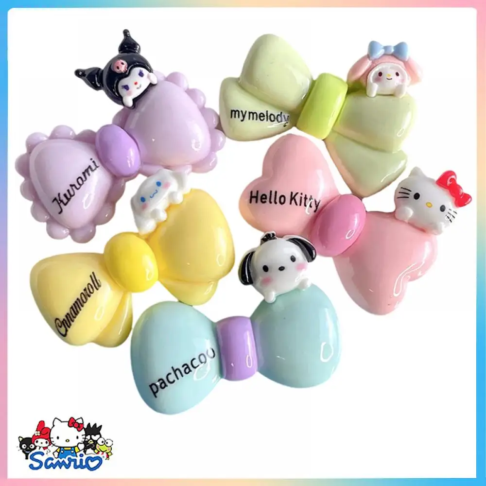 Hot Sale 10Pcs Sanrios Pochacco Accessories Hellokitty Melody Pompompurin Kuromi  Charms Series Kawaii Mini Girls Diy Toys Gift - AliExpress