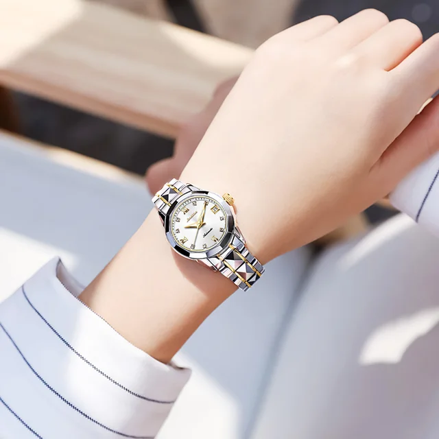 JSDUN Luxury Watches for Women Sapphire Crystal Automatic Mechanical Wristwatch Waterproof Jewelry Watch Clock Bracelet Gift 3