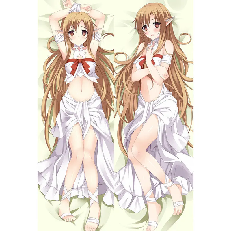 

60x180CM Anime Sword Art Online Pillow Covers Sexy Shino Pillowcase 3D Double-sided Bedding Hugging Body Pillowcase Customize