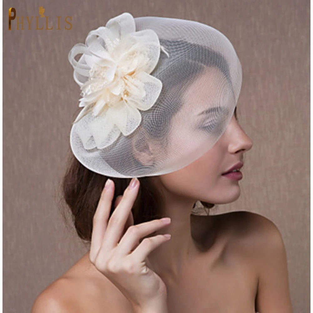 JM01 Trendy Birdcage Veil Blusher Veil Wedding Fascinator Hair Accessories Flower Bride Headband Veil Bridal Headwear Face Veils JM01 Trendy Birdcage Veil Blusher Veil Wedding Fascinator Hair Accessories Flower Bride Headband Veil Bridal Headwear Face Veils