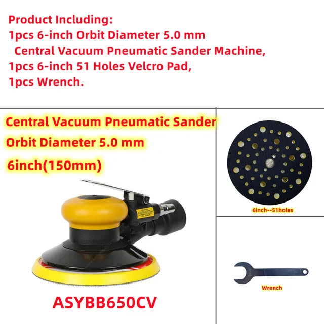Air Random Orbital Sander Dual Action 