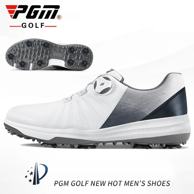 PGM XZ178 Golf Shoes Mens Comfortable Knob Buckle Superfine Fiber 