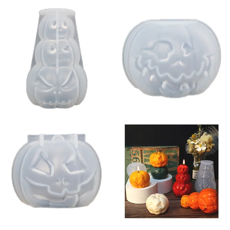 New Halloween Curse Doll Candle Silicone Mold DIY Craft Plaster Resin Soap Making Kit Aromatherapy Candle Handmade Holiday Gift