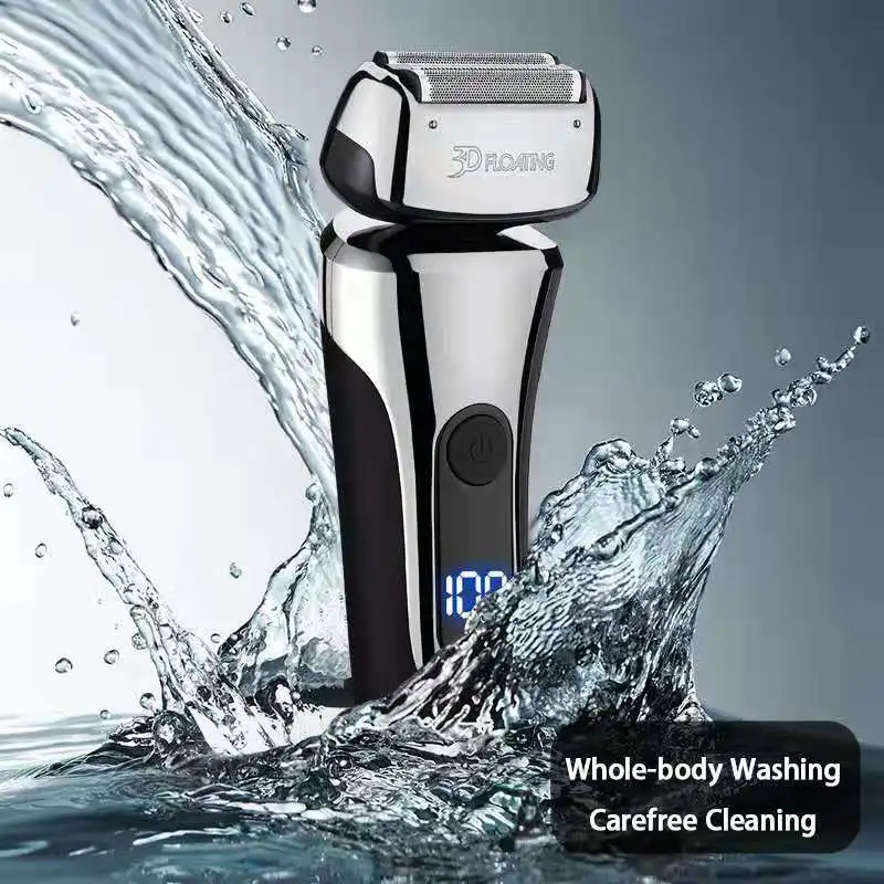 Fast Charging Electric Shaver for Men - Waterproof Design
