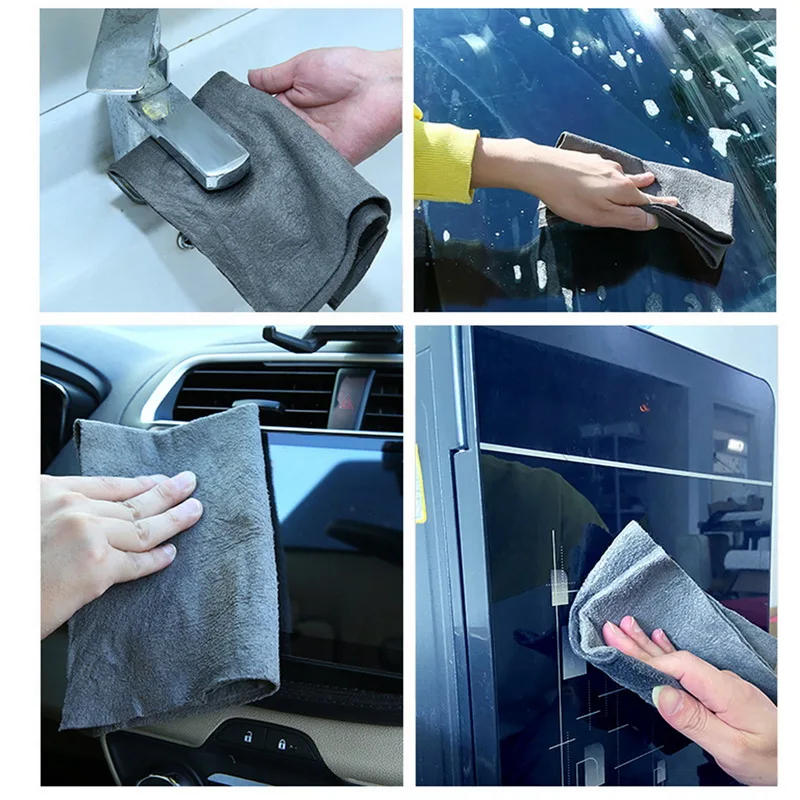New Thickened Magic Cleaning Glass Cloth Streak Free Reusable Microfiber Cleaning Cloth All-Purpose Towels for Windows Glass