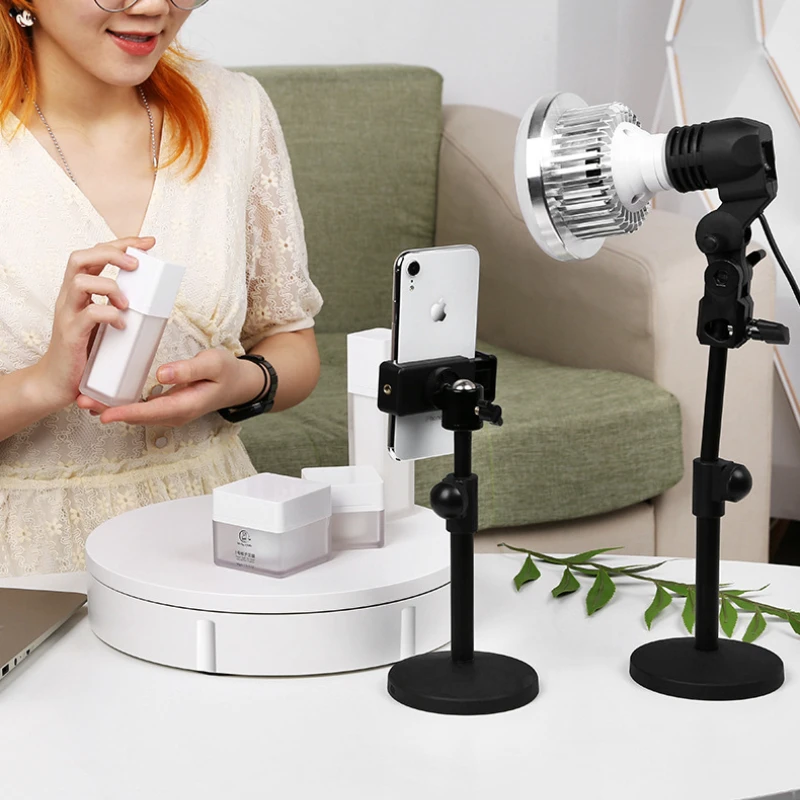 50kg Load Heavy Duty Electric Rotating Display Stand 360 Degree Swivel Plate with Remote Control for Jewelry and Video Props
